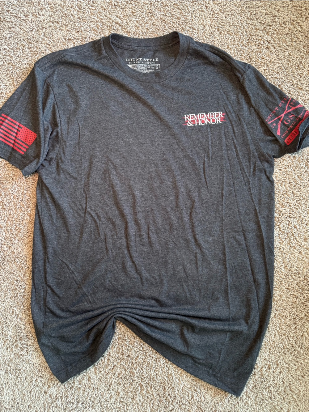 Men’s front & back Grunt Style Tee